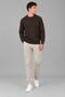 Square Pattern Pattern Crew Neck Winter Sweater Dp 1069_10059 - 4