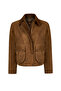 Freedom Women's Camel Oversize Suede Leather Jacket 26Wgd570110 - 2