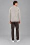 Zero Collar Striped Thick Knitted Sweater Dp 16649_10067 - 6