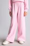 Printed Half Zipper Sweatshirt Wide Leg Sweatpants 2-Piece Set Girls' F8401A826Wn - 6