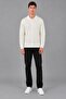 Buttoned Knitted Collared Cardigan Dp 1055_60400 - 5