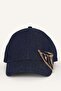 100% Cotton Women's Jean Cap Hat with Chain Accessory H6751Ax26Wn - 6