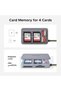 Yogreen USB C Card Reader with Sd Card Storage, High-Speed Memory Card Reader with Storage Case for Four Cards - 2