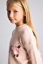 Turtleneck Dog Patterned Knitwear Sweater for Girls I6385A826Wn - 4