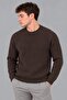 Zero Collar Striped Thick Knitted Sweater Dp 16649_10067 - 3