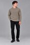 Zero Collar Striped Thick Knitted Sweater Dp 16649_10067 - 2