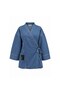 Side-Tie Denim Jacket Light Blue