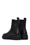 Women's Black Leather Chelsea Boots Wf260004Dv - 6