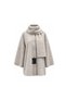 Scarf Teddy Jacket Mink