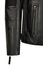 Lavine Men's Black Slim-Fit Leather Jacket 26Wgf6616Cy - 8