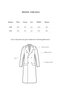 Colorful Collar Long Trench Stone - 5
