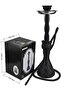 German Lightweight Portable Plastic & Silicon Hookah Set | Premium Luxury Shisha (Black)
