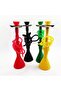 German Lightweight Portable Plastic & Silicon Hookah Set | Premium Luxury Shisha (Black) - 4