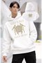 Unisex Oversize Rock Band Sleep Even in Arcadia Ense Printed Hooded Sweatshirt