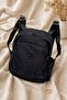 Multi-Compartment Water Repellent Daily Backpack - Black