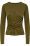 Onlfree L/S O-Neck Draping Top Jrs Women's T-Shirt 15380710