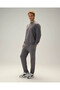 Cotton Anthracite Men's Sweatpants 5Wm4554 - 2