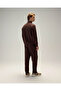 Cotton Brown Men's Sweatpants 6Wm4029 - 4