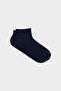 Ds Damat Navy Blue Cotton Sports Booties Socks - 2