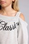 Asymmetrical Off-Shoulder Printed Sweatshirt for Girls I6180A826Wn - 4