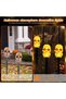 5pack Solar Halloween Skull Lights Decorations Outdoor, Waterproof Skull Solar Pathway Lights, Solar Halloween Garden Lights Scary Skeleton LED Lights for Patio Lawn Yard Garden - 3