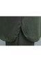 Oval Cut Slit Double Suit Set - Olive Green - 6