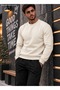 Men's Sweatshirt Plain Patternless Crew Neck Cotton Basic Knitted Top