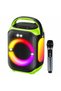 40W Bluetooth Karaoke Speaker | TWS Wireless Party Speaker with RGB Lights, FM, USB, AUX, TF & Type-C
