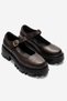 Flora Genuine Leather Strap Women's Brown Loafer Shoes - 2
