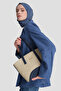 Straw Bag Navy Blue