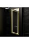 Rectangular LED Mirror, 45x140cm, Elena Marcello Radar Sensor, Defog System, Clock & Thermometer, Dimmable, Dressing Couture
