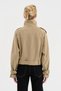 Women's Woven Fabric Premium Quality Lined Design Short Trench Coat Jacket - 3