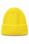 Poppy Ribbed Knitwear Beanie Unisex Yellow