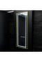 Rectangular LED Mirror, 45x140cm, Elena Marcello Radar Sensor, Defog System, Clock & Thermometer, Dimmable, Dressing Couture - 4