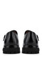 Men's Genuine Leather Black Classic Shoes - 4