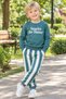Kids Boys 2-Thread Sweatshirt Striped Tracksuit Set – Striped, Casual Sports Comfortable Fit - 5