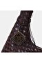 Women's Bitter Brown Charm Hand-Knitted Suede Leather Shoulder Bag - 5