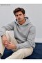 Men's Hooded Sweatshirt - Plain Patternless Cotton Hoodie with Kangaroo Pocket