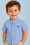 Newborn Boys Short Sleeve Shirt - 4