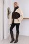 Lolita Garni Detailed Lamb Fur Coat