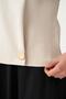 Gold buttoned pleated elegant blouse - 3