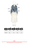 Printed Quilted Jacket 202704 - Blue - 6