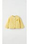 Girl's Red Plaid Quilted Jacket with Fruit Detail, Checkered Spring Jacket - 2