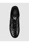 Black Genuine Leather Men's Sneaker Shoes - 8