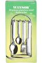 Stainless Steel Cutlery Set with Stand, 24 Pieces, Silver - 4