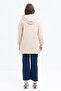 Kangaroo Pocket Ribbon Lace Lycra Plus Size Sweatshirt - 4
