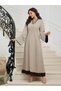 Rochie maxi, bej - M