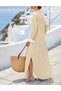 Rochie lunga, galben - 2