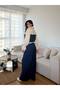 Women's Navy Blue Parachute Fabric Zippered Double Set - 4
