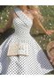 Rochie, Alb/Negru